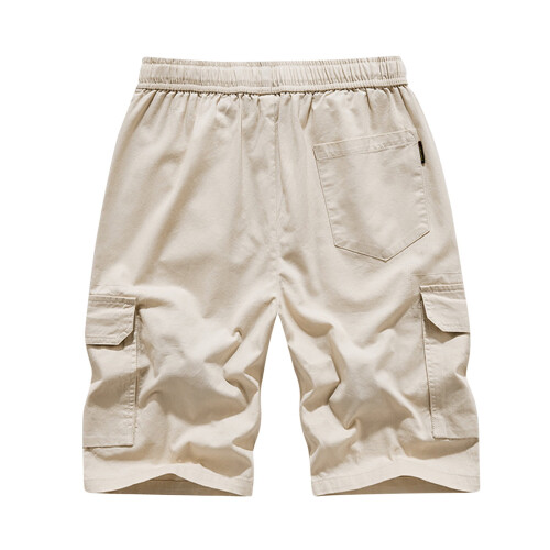 Σορτς Cargo για Άνδρες Casual Pure Color Outdoors Pocket Beach Workshop Σορτς Cargo για Άνδρες S-4XL 2