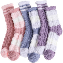 Lot de 6 paires de chaussettes douillettes et chaudes pour l'hiver, idéales pour dormir confortablement et en toute tranquillité, pour hommes et