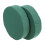 FRCOLOR2Pcs Στρογγυλά Λουλουδάτα Μπλοκ Αφρού με Λαιμόκοψη σε Πράσινο Χρώμα 5