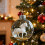 Glass Christmas Ball Ornament Clear 7.5cm 2
