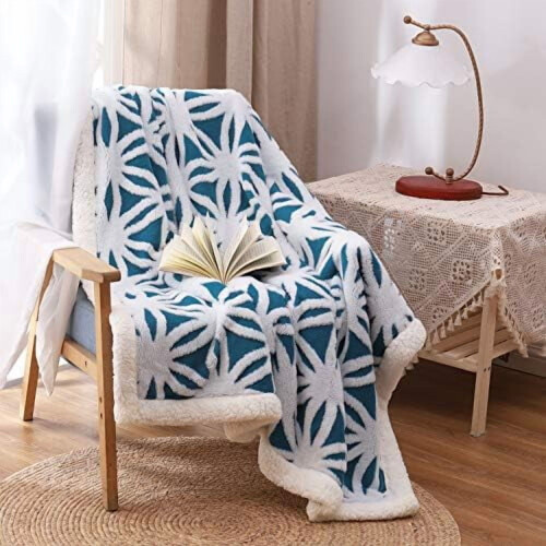 Dwustronny koc polarowy Sherpa 51x63 cale