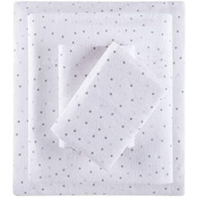 Juego de sábanas de franela 100% algodón, suave y acogedora, con estampado de animales y estrellas, ideal para clima frío. Tamaño matrimonial,