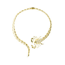 1 stuk elegante halsketting, opvouwbare halsketting, delicate choker voor dames (goudkleurig)