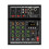 -A4Professional Φορητή Ψηφιακή Κονσόλα DJ με Μίκτη USB Live SingingΜίκτης Ήχου 4Channel Μαύρος 1