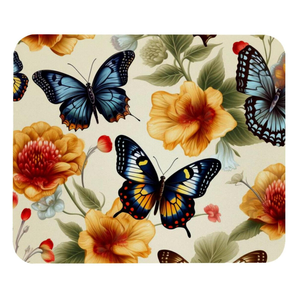 Butterfly Mouse Pad Portable Washable 9558830507769