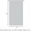 Blackout Kitchen Curtain Panels Silver Grey 34x45 Inch Set 8