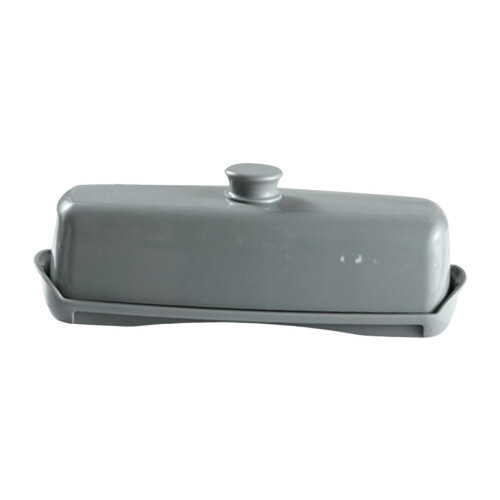 Beurrier ménager avec couvercles, accessoire de cuisine, grande capacité, gris