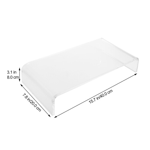 HEMOTON Clear Acrylic Keyboard Cover Protector Anti Bridge Protector 1