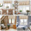 Akvarel blomsterkappe 60x18" stanglomme 4