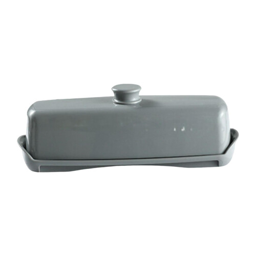 Beurrier ménager avec couvercles, accessoire de cuisine, grande capacité, gris 2