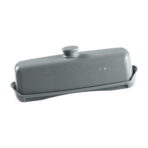 Beurrier ménager avec couvercles, accessoire de cuisine, grande capacité, gris 1