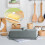 Beurrier ménager avec couvercles, accessoire de cuisine, grande capacité, gris 5