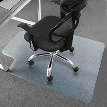 Neue Stuhlmatte für Teppichböden mit kurzem Flor, geeignet für Büro und Zuhause. Dicke und robuste, transparente Schreibtischstuhlmatte für