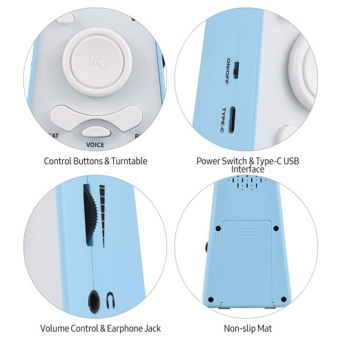 Metronome Compatible with Piano, Battery or USB Powered, Adjustable Beat Speed, Includes USB Cable 1