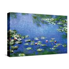 Monet, Seerosen, 1906, Leinwanddruck, 45,7 x 30,5 cm