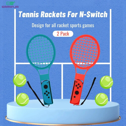 Grip pentru rachetă de tenis pentru Nintendo Switch, pachet de 2 2