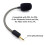 Replacement Game Mic 3.5mm Microphone for compatible with Razer BlackShark V2/V2 Pro/V2 SE 5