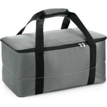 Bongo Drum Bag with Carrying Grip, 18 Inch Standard Size Padded Bongo Gig Bag Bass Drum Case with Dense Protective Interior Padding, Grey