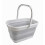 12L (3.17 Gallon) Collapsible Rectangular Handy Bucket (1, Grey) 1
