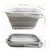 12L (3.17 Gallon) Collapsible Rectangular Handy Bucket (1, Grey) 7