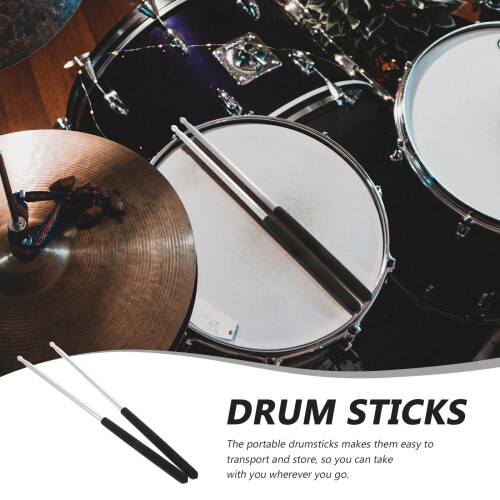 1 Pair Comfortable Grip Drum Sticks for Drums Durable and Portable for Practice 2