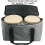 Τσάντα Bongo Drums με Λαβή Μεταφοράς, 18 ιντσών, θήκη Bongo Gig Bag για μπάσο με πυκνή 3