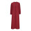 Damenkleid in Übergröße, einfarbig, langärmelig, mit Taschen, rot 4