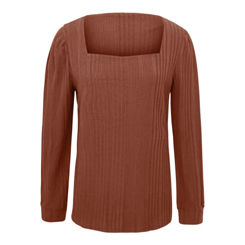 Lenago Damenpullover in Übergrößen, modisch, langärmelig, locker, einfarbig, Bluse, Pullover, Jumper 2