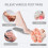 Solette in memory foam Cloud con supporto per l'arco plantare per donne e 4