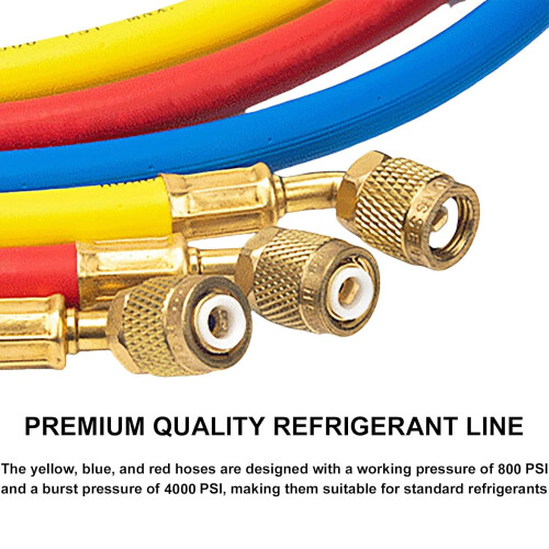 AC Manifold Gauge Set Digital 5FT Dual Station 2