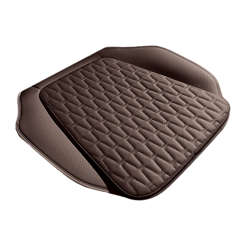 Universal Car Seat Cushion - Breathable Perforated Leather Four-Season Pad With Skin-Friendly & Soft Non-Slip Design 9448990317592