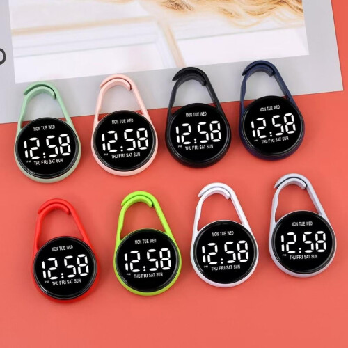 Mini reloj de estudio con pantalla táctil y LED 2
