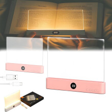 Lampe de lecture Luma Lit – Lampe de lecture LED intelligente à intensité variable, rechargeable par USB, avec panneau lumineux, idéale pour la