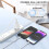 2-Pack USB Wall Charger 5V/2.4A, Foldable Plug Cube, Compatible with USB Devices 7
