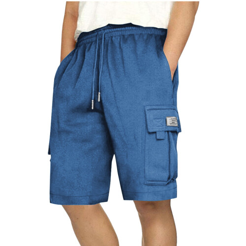 Ανδρικό Σορτς, Casual, Μονόχρωμο, Παντελόνι, Αθλητικό, Σορτς Γυμναστικής με Τσέπη,