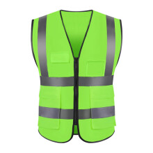 High-Visibility Mesh Safety Vest Light Green Size L