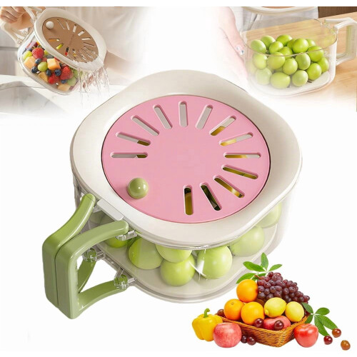 2-in-1 Obstwasch- und Abtropfkorb 2