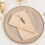 Serviettes de table BalsaCircle beiges en polyester scuba 50 x 50 cm 1
