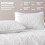King Quilt Set White Vintage Damask 3-Piece 6