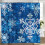 Julsnöflinge duschdraperi 72x72 tum polyester 3