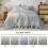 Light Grey King Comforter Set Seersucker 3-Piece 7