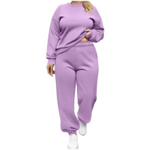 Ensemble sweat-shirt et jogging grande taille pour femme