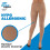 Collants de compression sans pieds ABSOLUTE SUPPORT 20-30 mmHg pour les gonflements, beige, taille moyenne 4