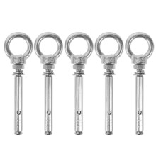 Ensemble de 5 boulons à œil en acier inoxydable pour suspension