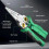 Alicate de decapagem de fios com testador de voltagem 8 em 1 Verde 7