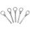Set di ganci a occhiello in acciaio inox (5 pezzi) 8