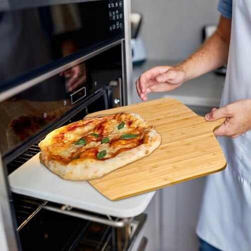 Spatule à pizza en bambou de 30 cm pour four Ooni 1