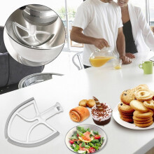 Kitchen Flexible Beater Replace Parts for KitchenAid 5QT Stand Mixer Blender Mixer Accessories Durable Flexible Edg