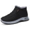 Damen-Winterstiefeletten, warm gefüttert, schwarz 1