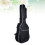 Svart gigbag för akustisk gitarr, tjock vadderad, 1 st. 1
